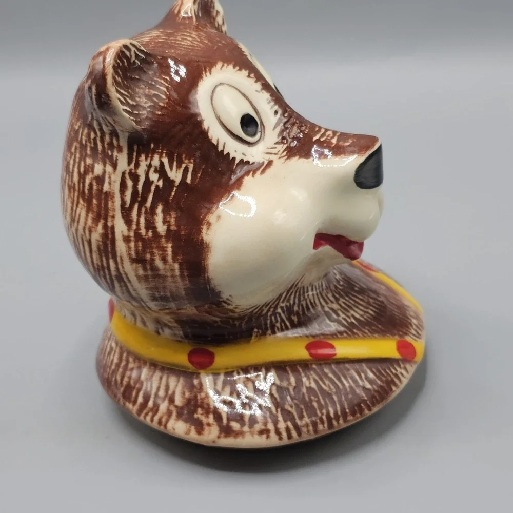 Vintage McCoy Hamms Bear Cookie Jar LID ONLY Replacement 1972